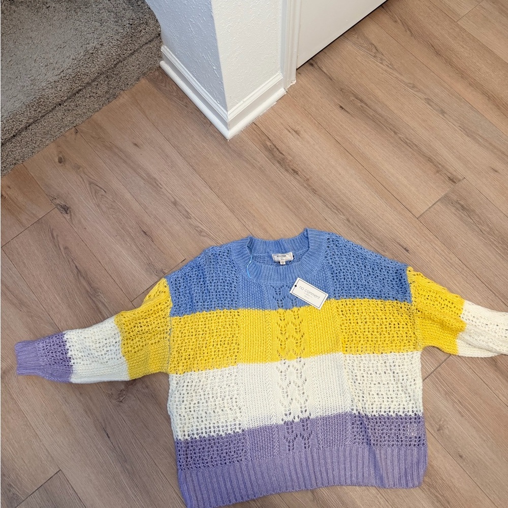 No Comment Women's Vibrant Knit Sweater - Picture 3 of 3